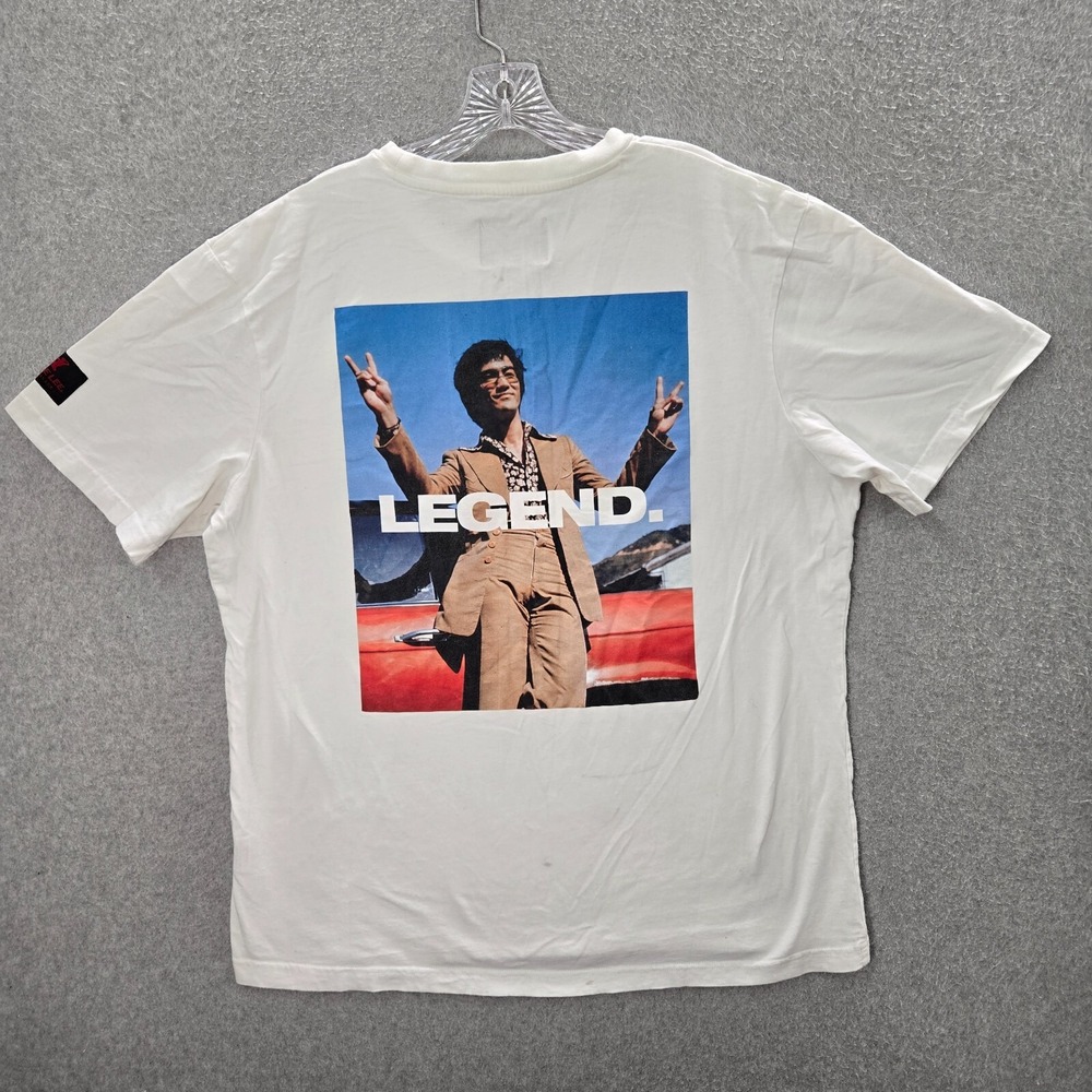 Bruce Lee Men Shirt 2XL White Legend Graphic Shoe Palace Tee READ